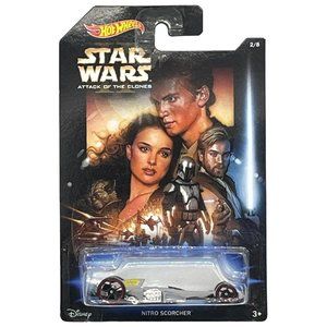 HOT WHEELS Star Wars Movie Series NITRO SCORCHER Matte Gray Black & Red OH5's